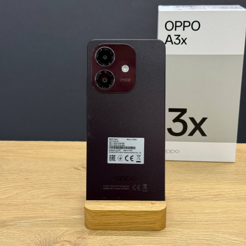 Вживаний смартфон OPPO A3x 4/128 Nebula Red (Ідеальний+ стан)