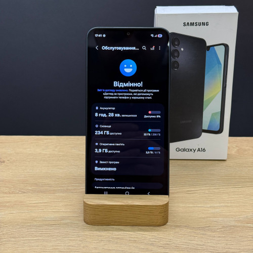 Вживаний смартфон Samsung Galaxy A16 8/256Gb Black (Задовільний+ стан) Вживаний смартфон Samsung Galaxy A16 8/256Gb Black (Задовільний+ стан)