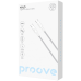 Кабель Proove Nylo Type-C to Type-C 100W (1.5m) White Кабель Proove Nylo Type-C to Type-C 100W (1.5m) White