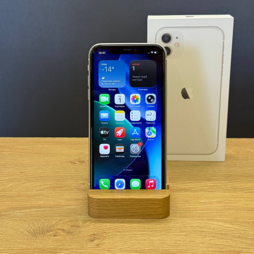 Вживаний смартфон Apple iPhone 11 128Gb White (Ідеальний+ стан) Вживаний смартфон Apple iPhone 11 128Gb White (Ідеальний+ стан)