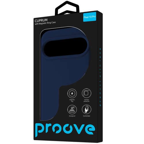 Чохол Proove Silicone Case with Magnetic Ring Google Pixel 10 / 10 Pro Midnight Blue