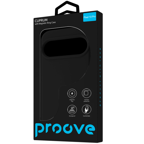 Чохол Proove Silicone Case with Magnetic Ring Google Pixel 10 / 10 Pro Black
