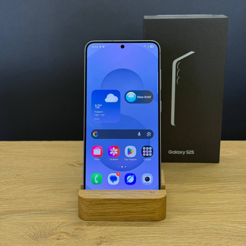 Вживаний смартфон Samsung Galaxy S25 12/512Gb Silver Shadow UA (Ідеальний+ стан)