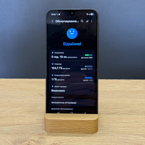 Вживаний смартфон Samsung Galaxy A16 4/128 Black (Задовільний стан)