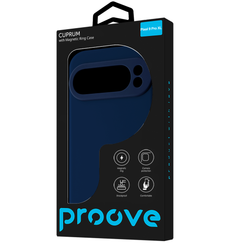 Чохол Proove Silicone Case with Magnetic Ring Google Pixel 9 Pro XL Midnight Blue