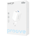 МЗП Proove Pocket GaN 45W (Type-C + USB) White МЗП Proove Pocket GaN 45W (Type-C + USB) White