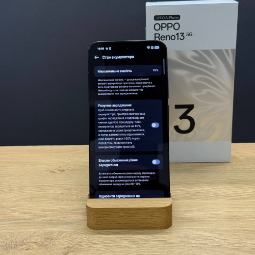 Вживаний смартфон OPPO Reno13 5G 12/256Gb Luminous Blue (Хороший+ стан)