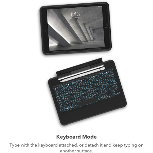 Чохол-клавіатура ZAGG Rugged Book для iPad Air 3 / Pro 10.2" / Pro 10.5" / 9 / 8 / 7 (Open Box) Чохол-клавіатура ZAGG Rugged Book для iPad Air 3 / Pro 10.2" / Pro 10.5" / 9 / 8 / 7 (Open Box)