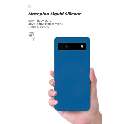 Чохол ArmorStandart ICON для Google Pixel 6a Dark Blue