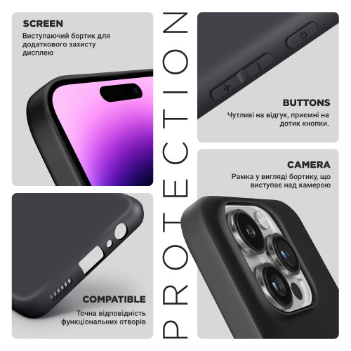 Чохол ArmorStandart Matte Slim Fit для Google Pixel 8 Camera Cover Black