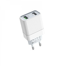 МЗП Borofone Speedway 18W QC3 2xUSB With Cable USB to microUSB White МЗП Borofone Speedway 18W QC3 2xUSB With Cable USB to microUSB White