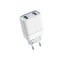 МЗП Borofone Speedway 18W QC3 2xUSB With Cable USB to microUSB White