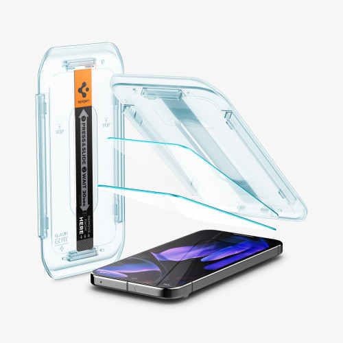 Захисне скло Spigen Glas.tR EZ FIT 2-Pack для Google Pixel 9 Pro XL Clear