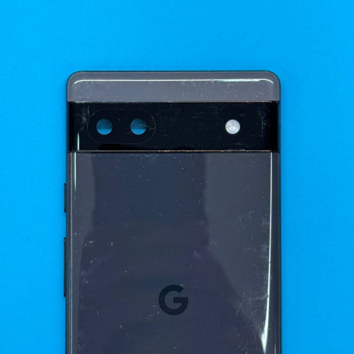 Корпус з мікрофоном +спалах +бокові кнопки + шлейф Google Pixel 6a Charcoal (C-сток)