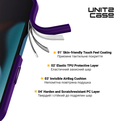 Чохол ArmorStandart UNIT2 для Google Pixel 9 Pro XL Purple