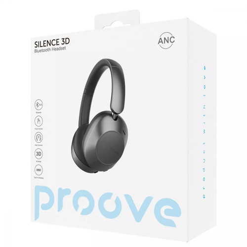 Бездротові навушники Proove Silence 3D with ANC Light Gray (HPSL3D010003)