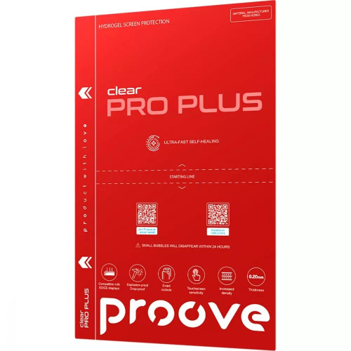Захисна гідрогелева плівка Proove Hydrogel Screen Protection PRO PLUS Clear для Google Pixel