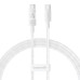 МЗП Baseus GaN5 Mini Fast Charger Type-C 20W (With Cable Type-C to Type-C 100W 1m) White МЗП Baseus GaN5 Mini Fast Charger Type-C 20W (With Cable Type-C to Type-C 100W 1m) White
