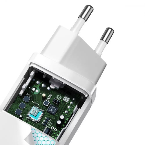 МЗП Baseus GaN2 Lite Quick Charger 65W (1 Type-C + 1 USB) White МЗП Baseus GaN2 Lite Quick Charger 65W (1 Type-C + 1 USB) White