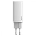 МЗП Baseus GaN2 Lite Quick Charger 65W (1 Type-C + 1 USB) White