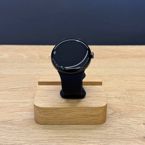 Вживаний смарт-годинник Google Pixel Watch WiFi Matte Black Aluminum Case / Obsidian Active Band US (Ідеальний стан)