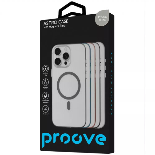 Чохол Proove Astro Case with Magnetic Ring для iPhone 16 Pro White Чохол Proove Astro Case with Magnetic Ring для iPhone 16 Pro White