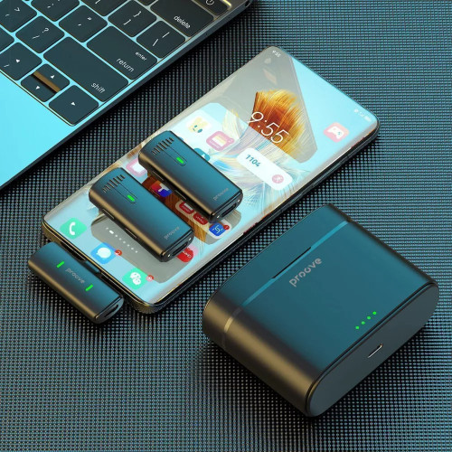 Бездротовий петличний мікрофон Proove Demo Type-C Black Бездротовий петличний мікрофон Proove Demo Type-C Black