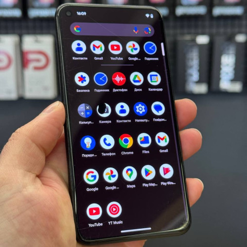 Вживаний смартфон Google Pixel 5 8/128Gb Just Black Уцінка (Задовільний стан)