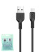 Кабель Hoco micro USB X13 2.4A (1m) Black