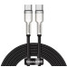Кабель Baseus Cafule Metal Type-C to Type-C 100W (1m) Black