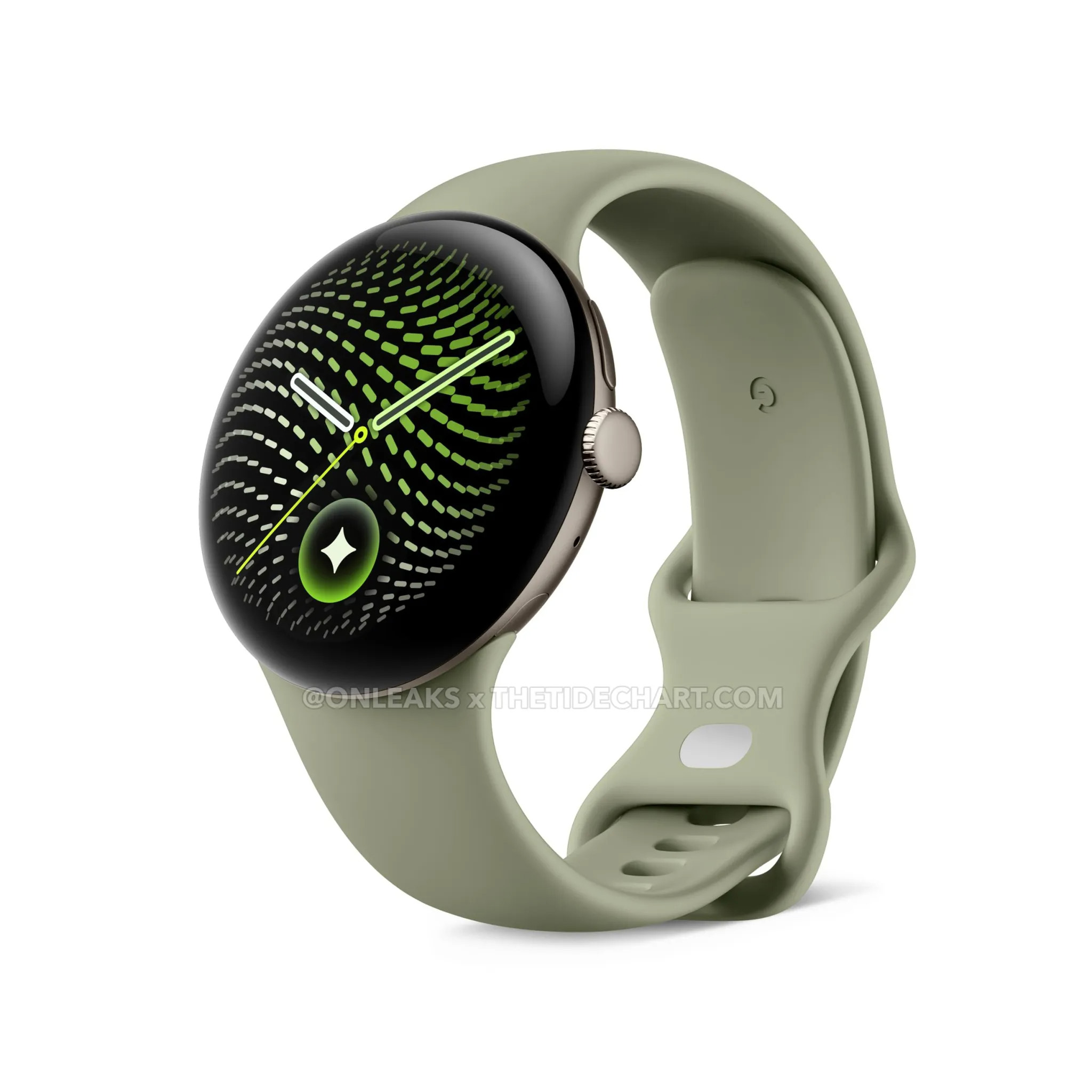 Google Pixel Watch 5 у кольорі Pyrite