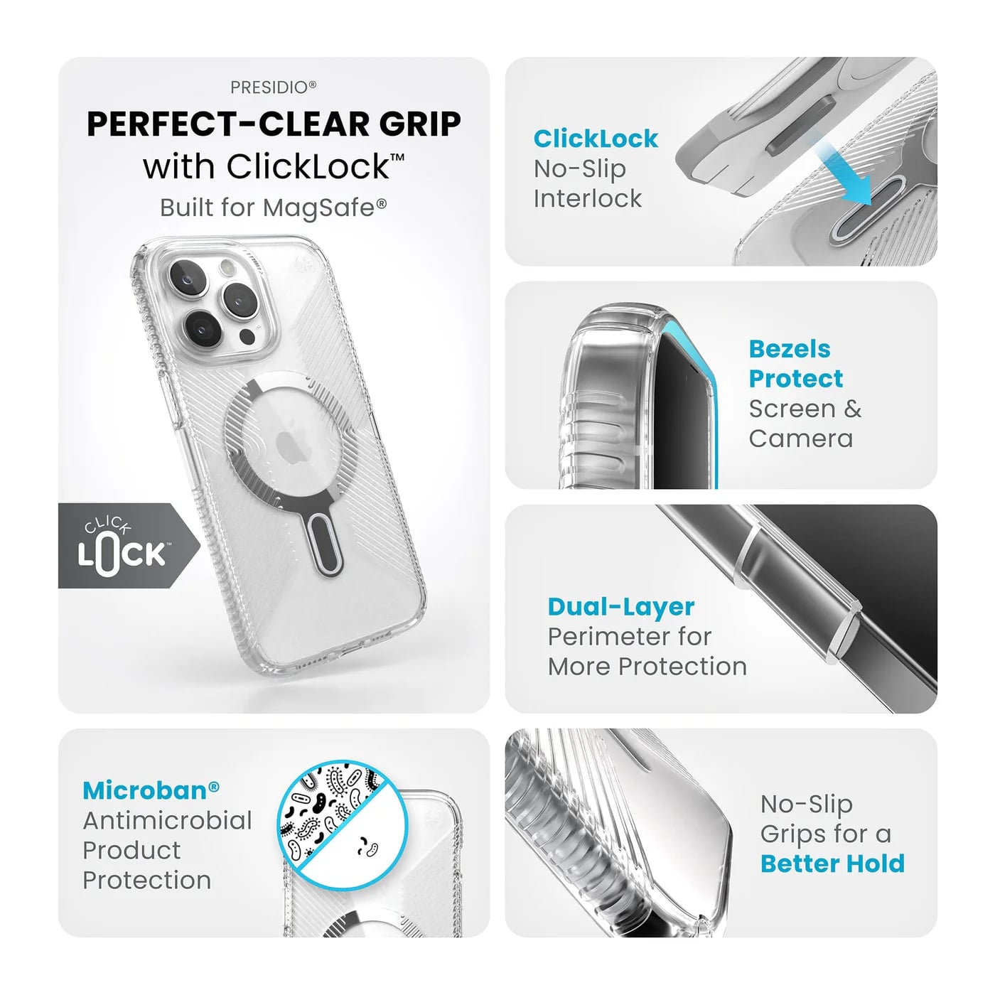 Presidio Perfect-Clear Grip MagSafe - вигляд 4